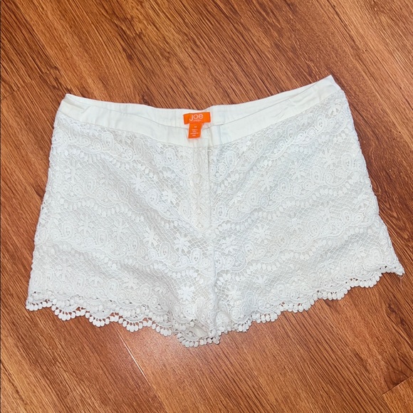 Joe's Jeans Pants - Joe's Jeans White Lace High Waist Shorts